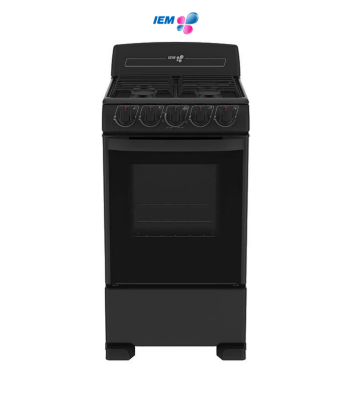 Estufa de 20” en color negro.