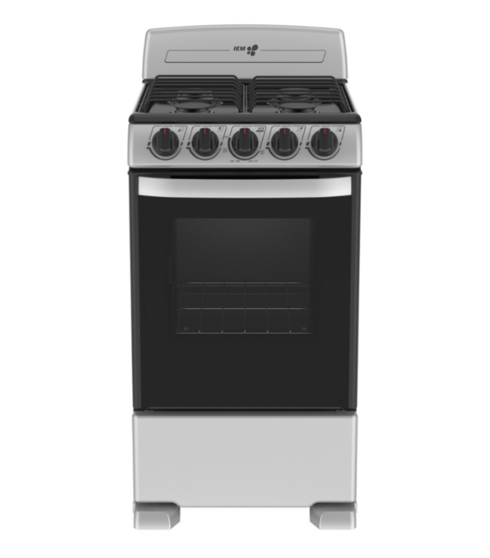 Estufa de 20 pulgadas en color silver.