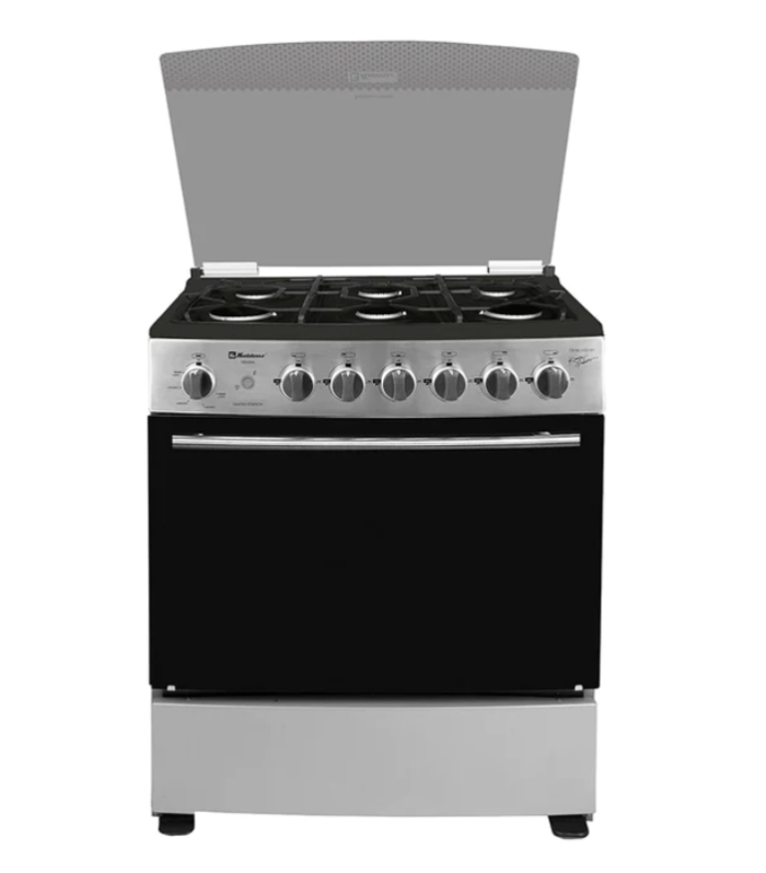 Estufa Mesina de 30 pulgadas en color acero inoxidable con capelo.