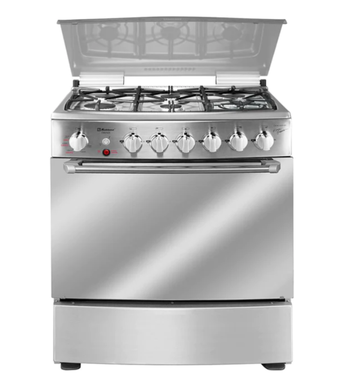 Estufa Firenze de 30 pulgadas en color inox con capelo.