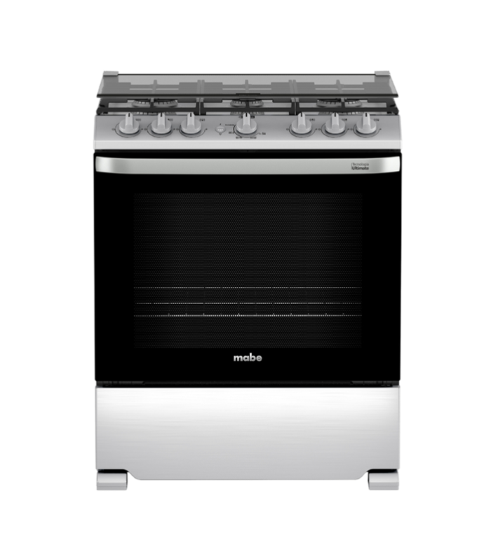 Estufa de 30 pulgadas en color inox con capelo.