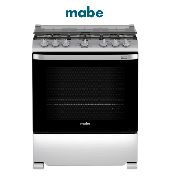 Estufa de 30” en color inox con capelo.