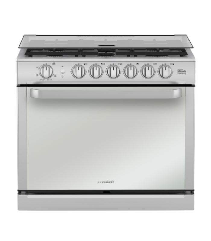 Estufa de empotre de 30 pulgadas en color silver con capelo.