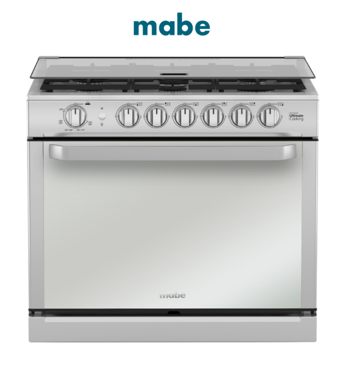 Estufa de empotre de 30” en color silver con capelo.