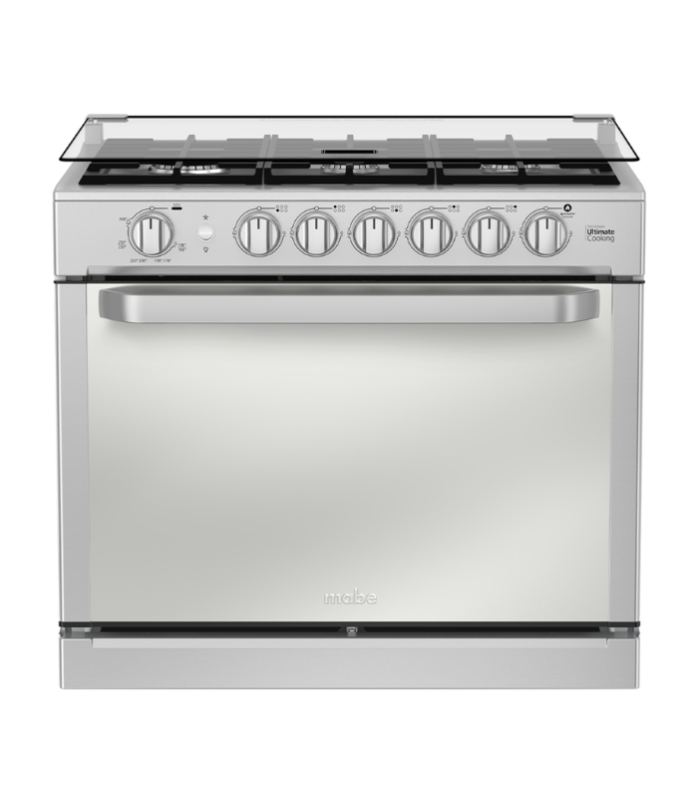 Estufa de empotre 30 pulgadas en color plata mercury con capelo.