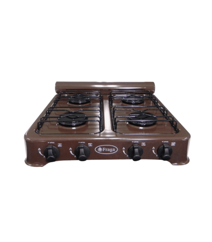 Parrilla de mesa de 4 quemadores.