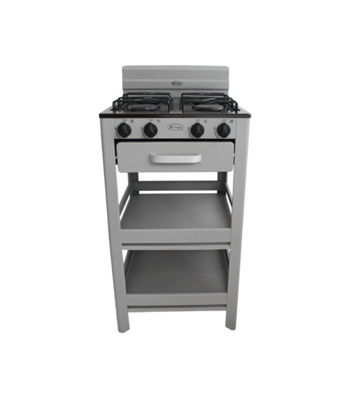 Parrilla de anaquel de 4 quemadores.