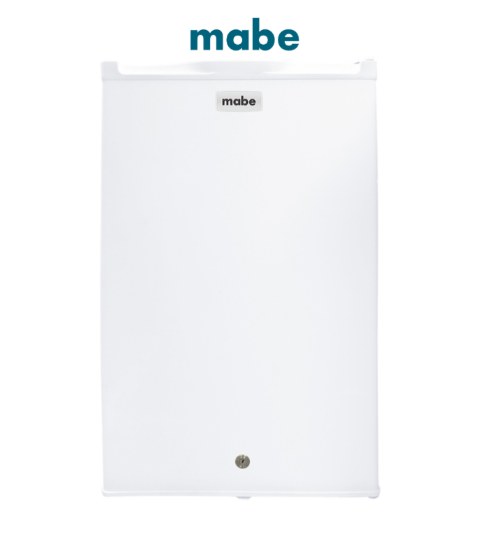 Frigobar de 93 litros en color blanco.