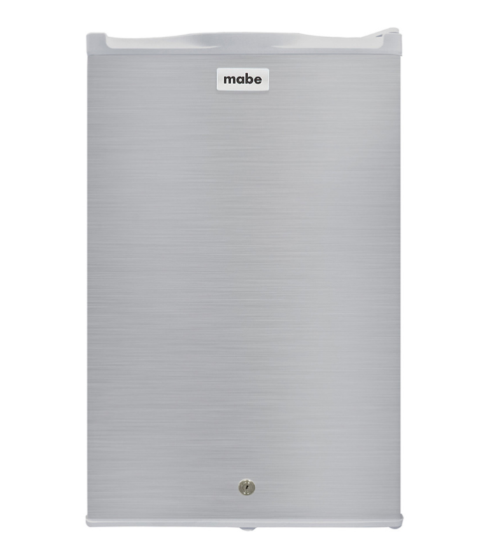 Frigobar de 4 pies cúbicos en color silver.