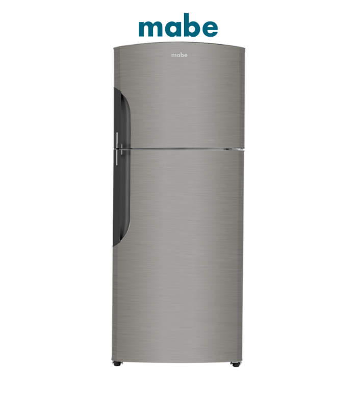 Refrigerador liso de 19” en color inox mate.