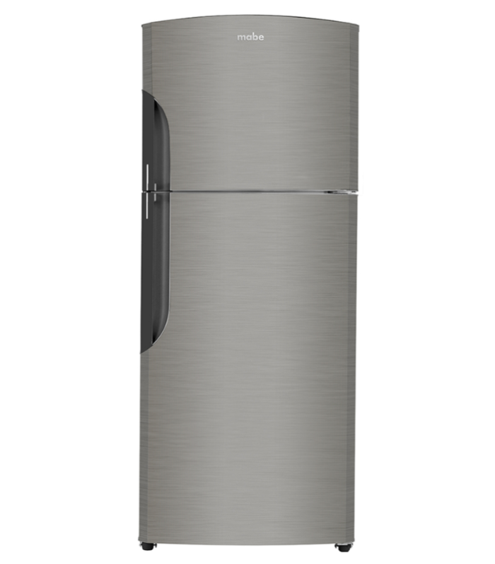 Refrigerador liso de 19 pies cúbicos en color inox mate.