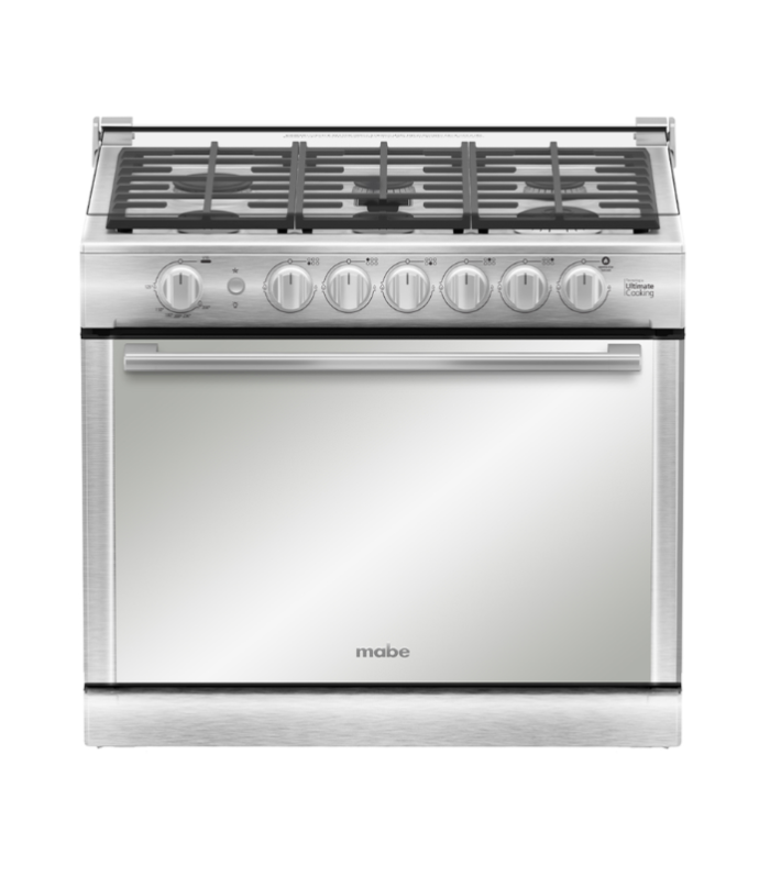 Estufa de 30 pulgadas en color inoxidable con capelo.