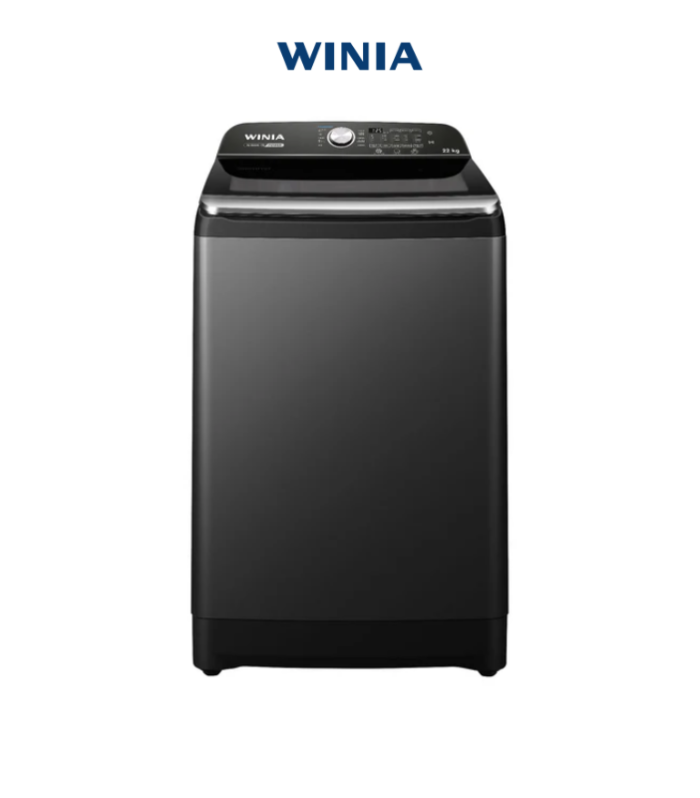 Lavadora automática de 22 kg en color gris.