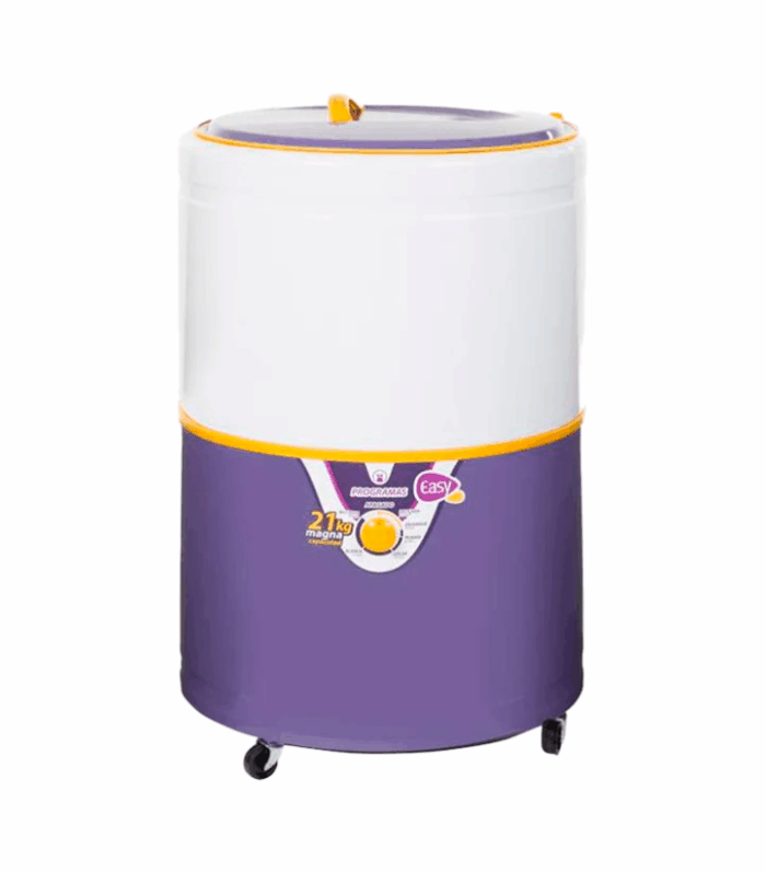 Lavadora redonda de 21 kg de capacidad.