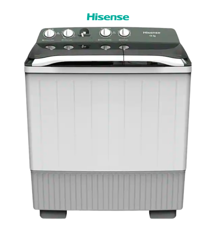 Lavadora de 2 tinas y 18 kg de capacidad.