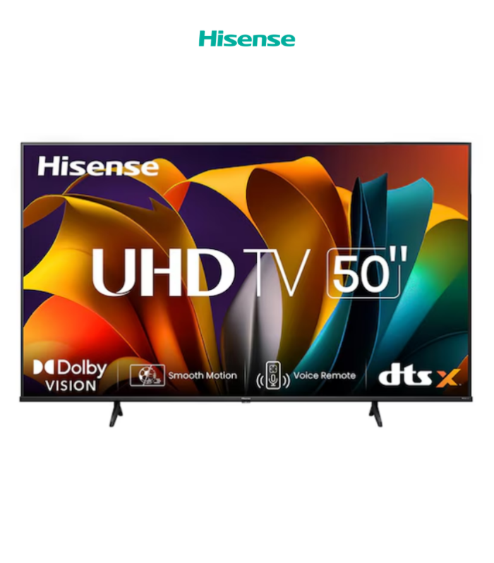 Pantalla Smart TV de 50” con resolución Ultra High Definition.