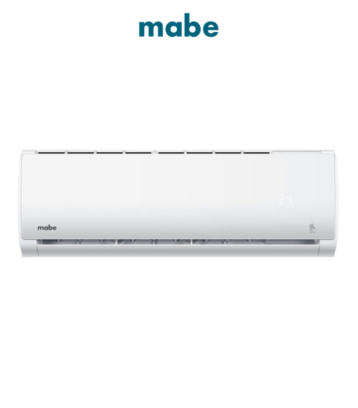 Aire acondicionado Mini Split tradicional frío-calor 12K BTU’s 110 V 1 Ton. En color blanco.