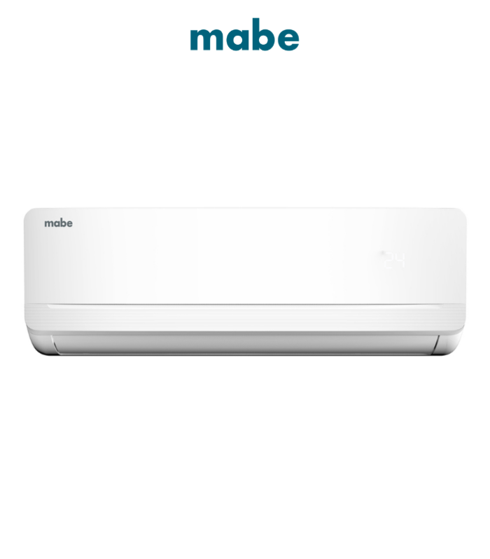 Aire acondicionado Mini Split tradicional sólo frío  18K BTU’s 220 V 1.5 Ton. En color blanco.