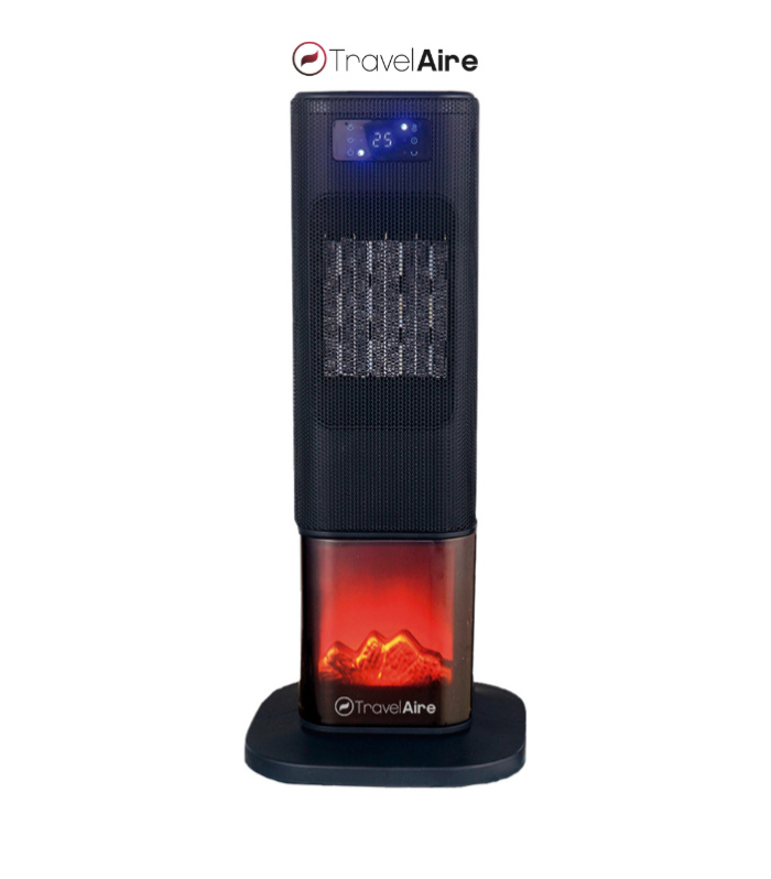 Calefactor con display y 1400 w de potencia.