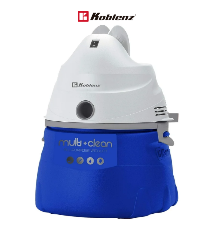 Aspiradora de 3 galones en color azul.