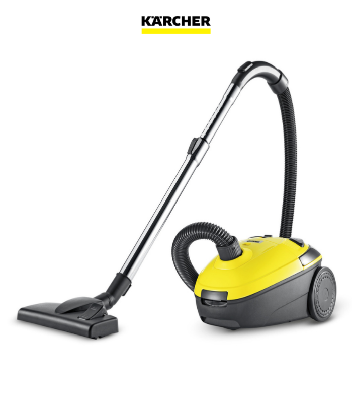 Aspiradora de 900 w de potencia con bolsa.