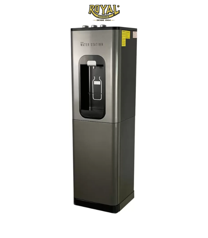 Despachador de agua de piso con carga oculta.